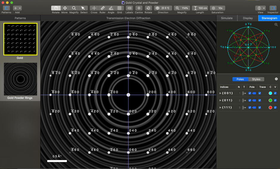 SingleCrystal メイン画面