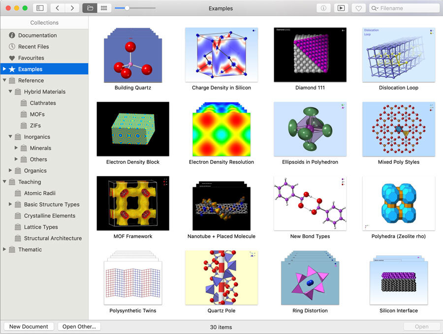 CrystalMaker メイン画面