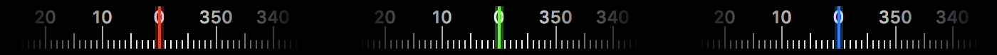 CrystalMaker タッチバーインターフェース画面