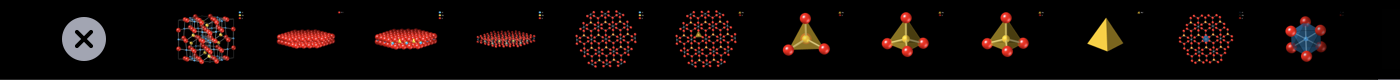 CrystalMaker タッチバーインターフェース画面